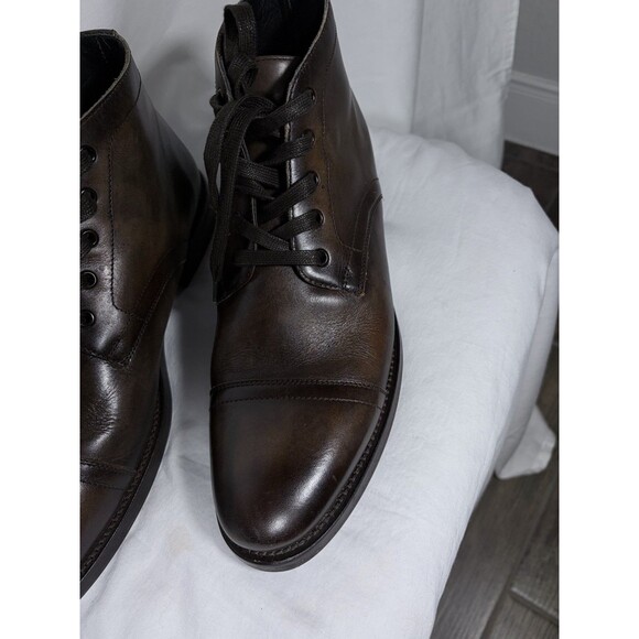 Men,s Brown Leather Boot by Thursday Size 11.5 main image 9